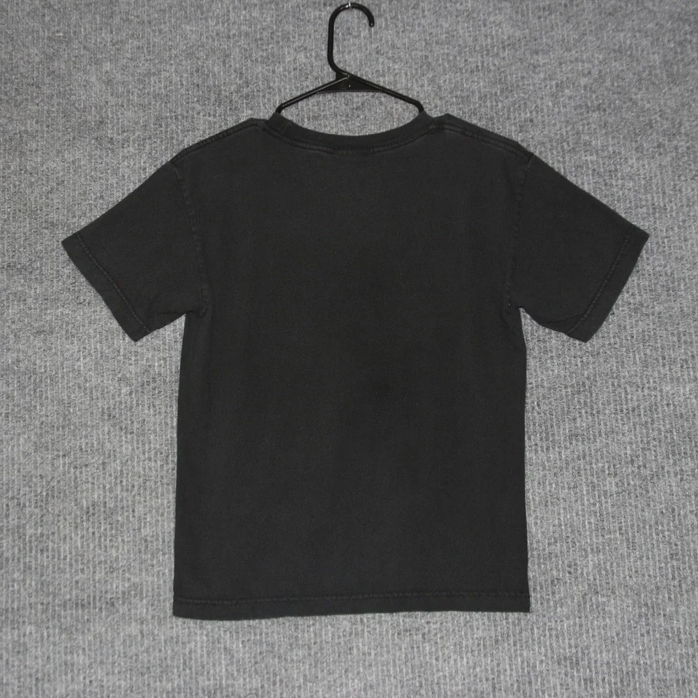Patriots Giants Reebok T Shirt Boys M Black Super Bowl XLII Event Sports‎ Retro